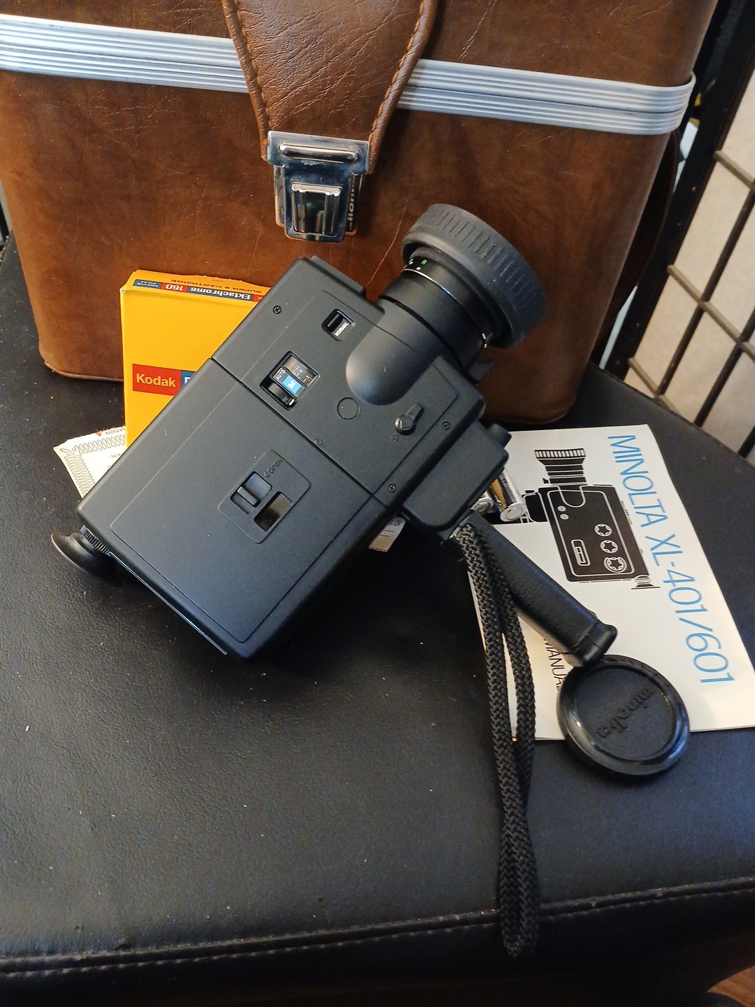 Minolta XL401 Super 8 Video Camera w/ Box, Excellent Working Condition!