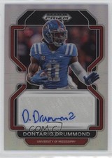 2023 Panini Prizm Draft Picks 2022 Update Silver Dontario Drummond Auto 0c6