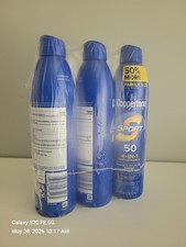  3-Pack Coppertone SPORT Sunscreen Spray SPF 50 Water Resistant, 8.3oz 50 MORE