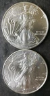 2011 and 2015 $1 American Silver Eagle Dollars