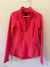 SPYDER Active Women's Softshell Jacket Full Zip Pockets - Size SMALL - Coral