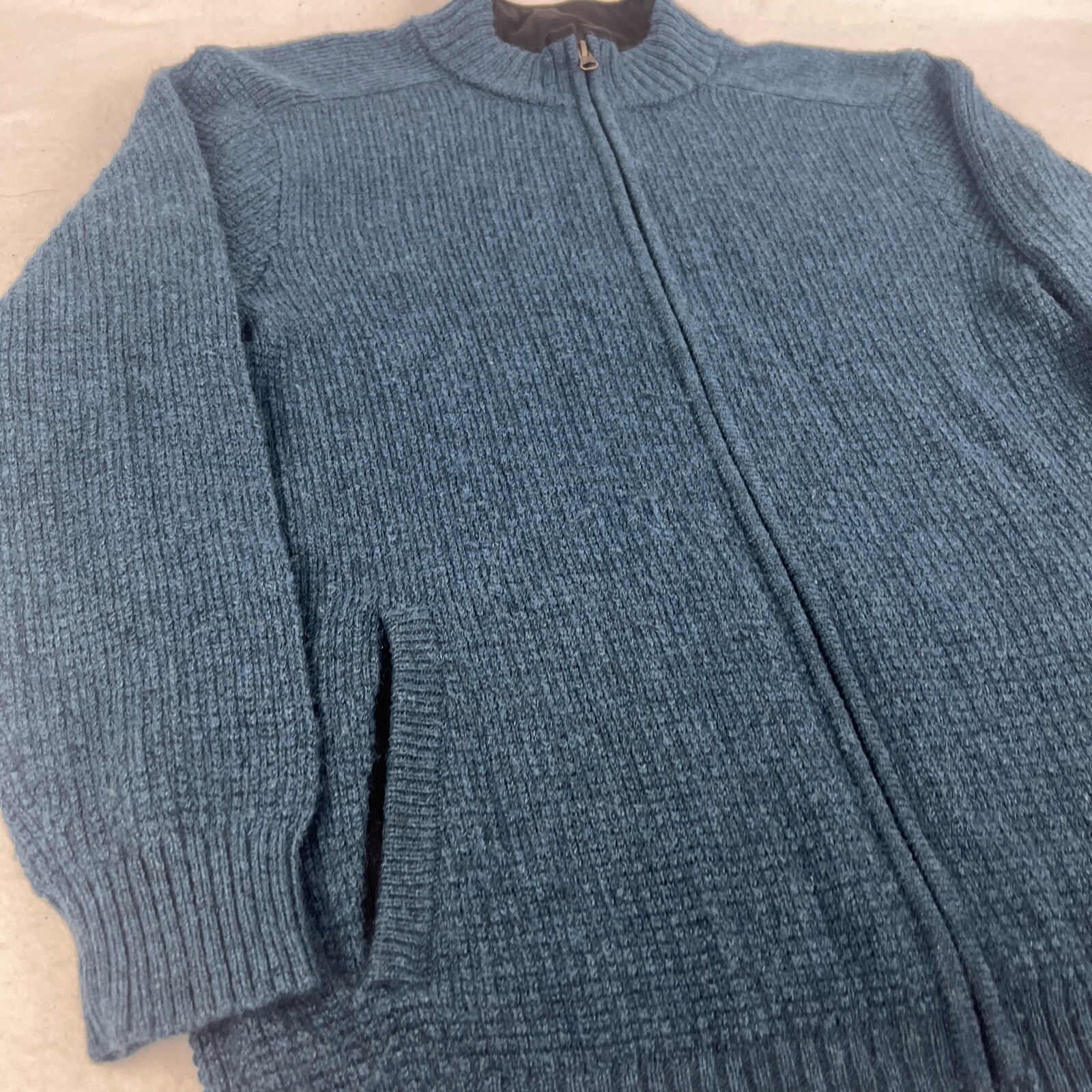 Pendleton Knit Washable Wool Full Zip Cardigan Sw… - image 2