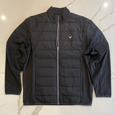 Callaway 黒 ジップアップジャケット　メンズ CALLAWAY キャロウェイ 2023年モデル ジップジャケット ブラック