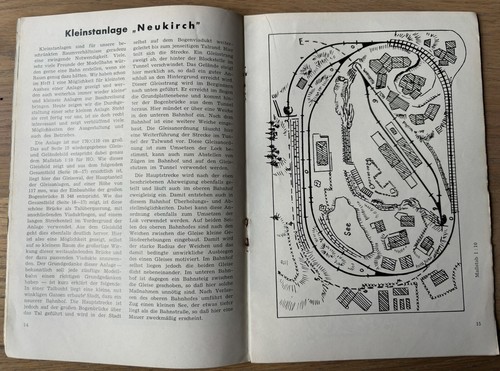 Vintage FALLER Modellbau MAGAZIN 2. Dezember 1957 MODELLEISENBAHN Deutsch - Bild 3 von 5