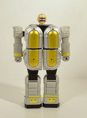 Gray Zeo Ranger 1996 Yellow & Gray Grey Zord Megazord 6