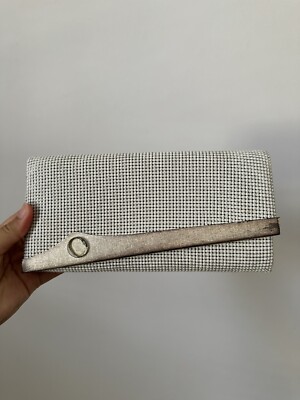 Oroton Glomesh Clutch Bag Slim Long Purse Evening Glam Vintage