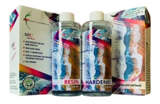 ART RESIN 16 OZ KIT Crystal Clear Epoxy Resin, Art and DIY Art Resin for Craft.