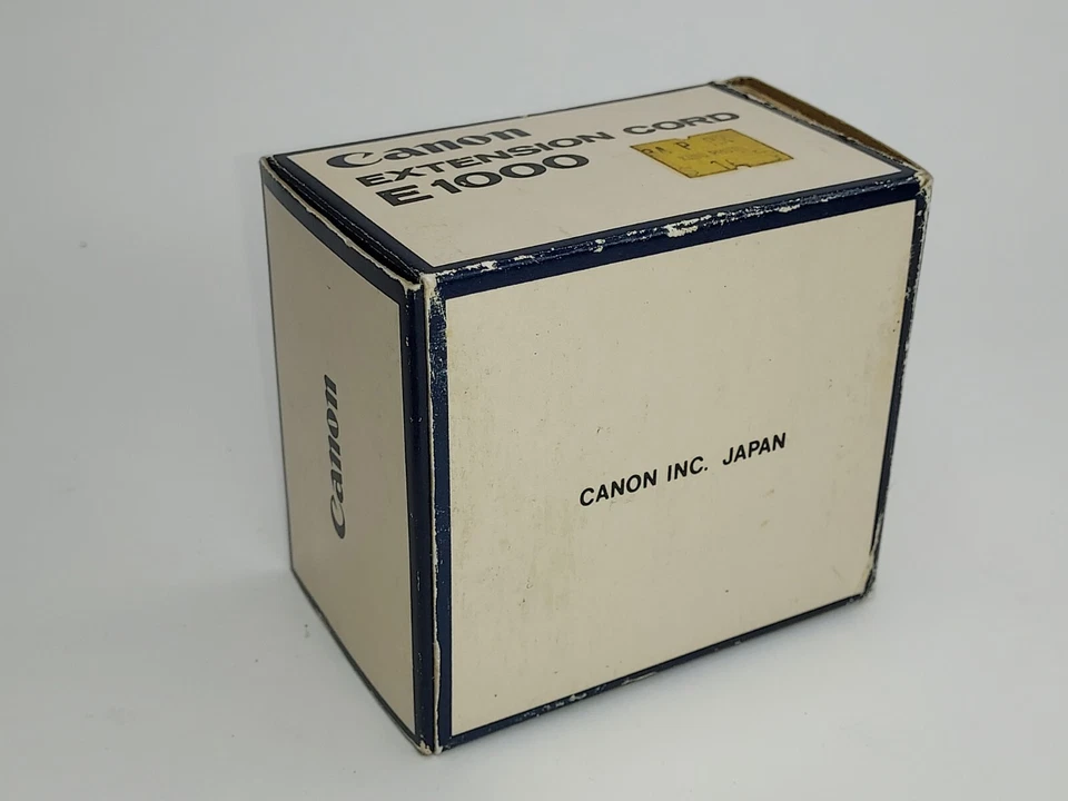 Canon extension cord E1000 in box F-1 camera - Image 3 of 4