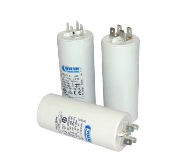 Condensatore Elettrico di spunto e avviamento motore con Faston