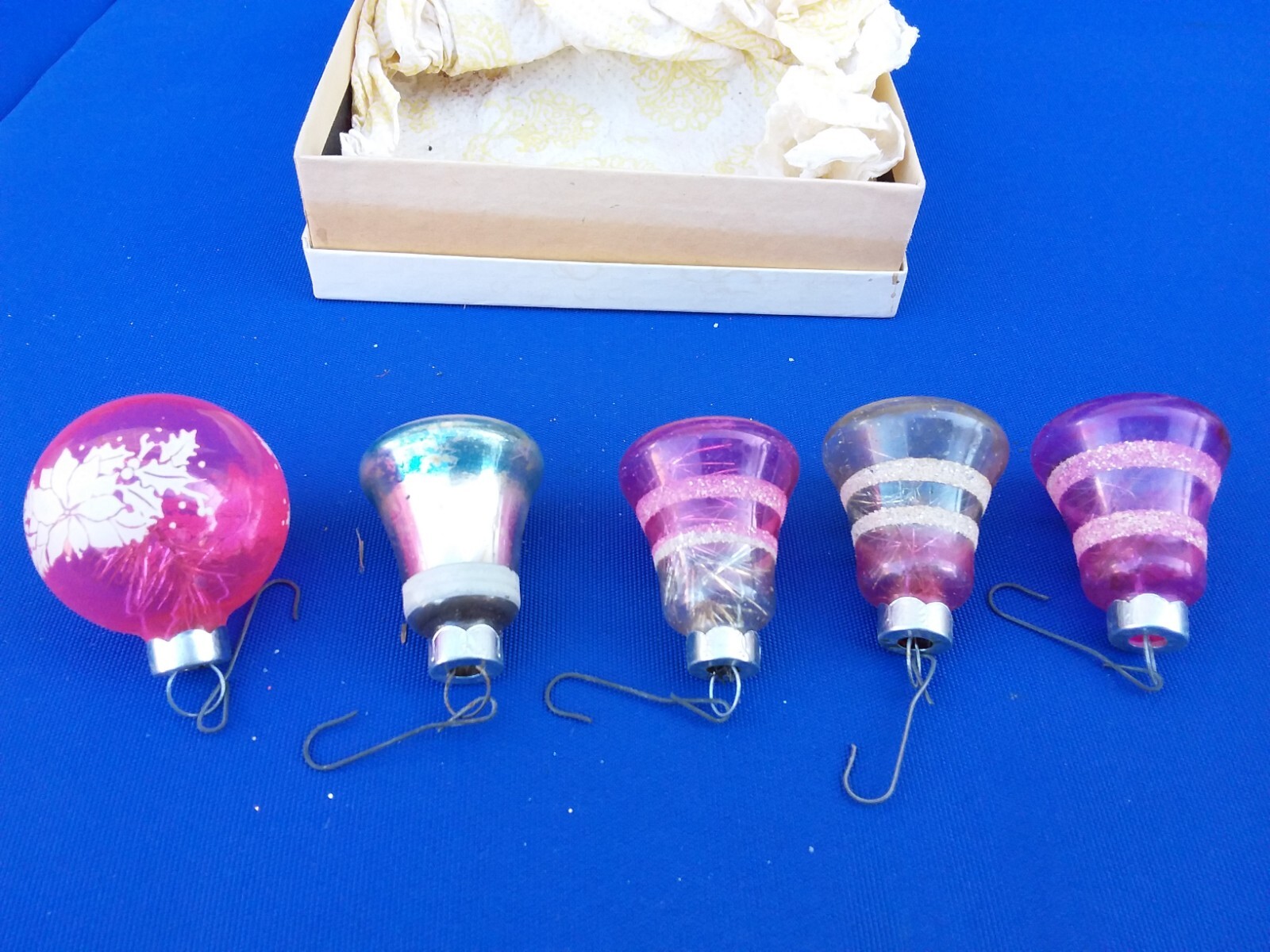 Vintage Old World Christmas Ornaments 5 Total eBay