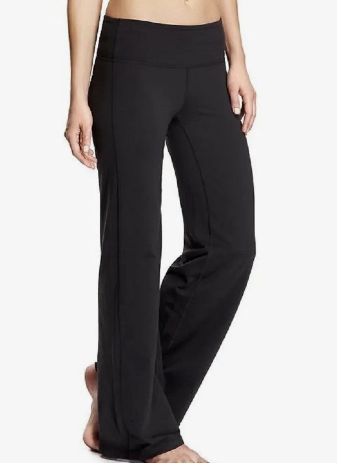 Athleta Yoga pants highrise Chaturanga wide leg size… Gem