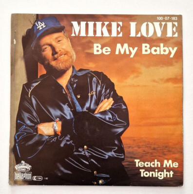 MIKE LOVE (BEACH BOYS) ''Be My Baby'' & ''Teach Me Tonight'' / Single, top Zustand
