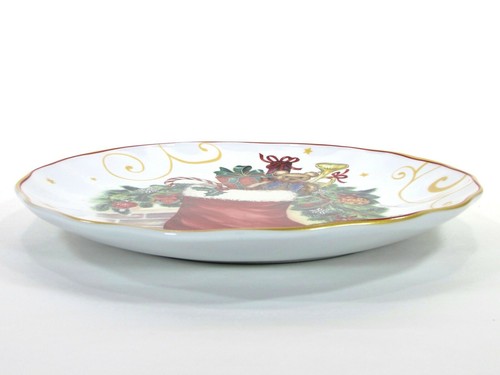 NEW Williams-Sonoma TWAS THE NIGHT BEFORE CHRISTMAS - STOCKING 11" Dinner Plate - Picture 5 of 11