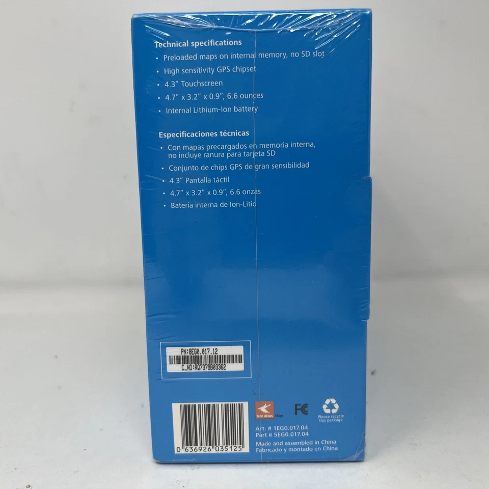 New Sealed TomTom XL 325 SE 4.3" Display Text to Speech Portable Navigation  - Image 4 of 4