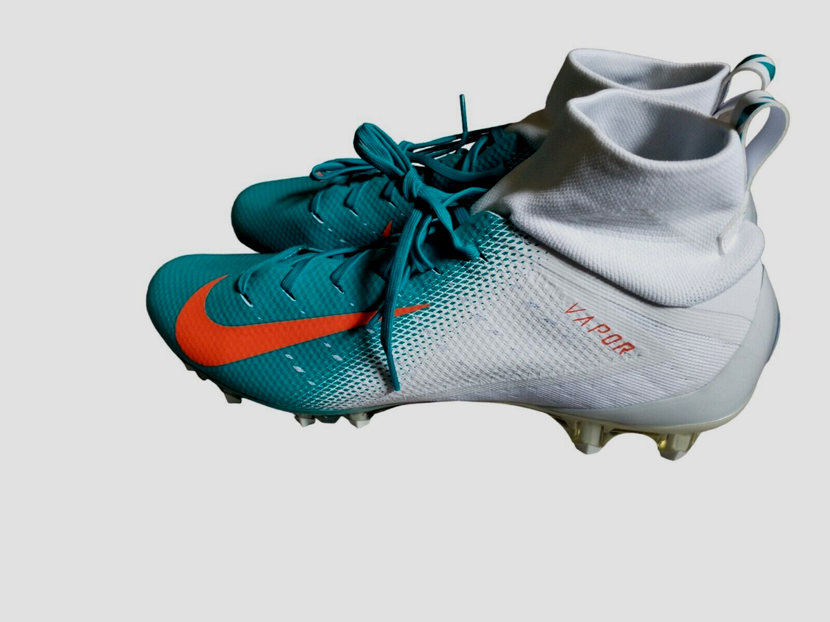 Nike Vapor Untouchable 3 Pro Teal Orange Miami Dolphins Mens Size 13 AO3021-103 Nike Vapor Untouchable Pro 3 Miami Dolphins Mens Size 13  main image 3