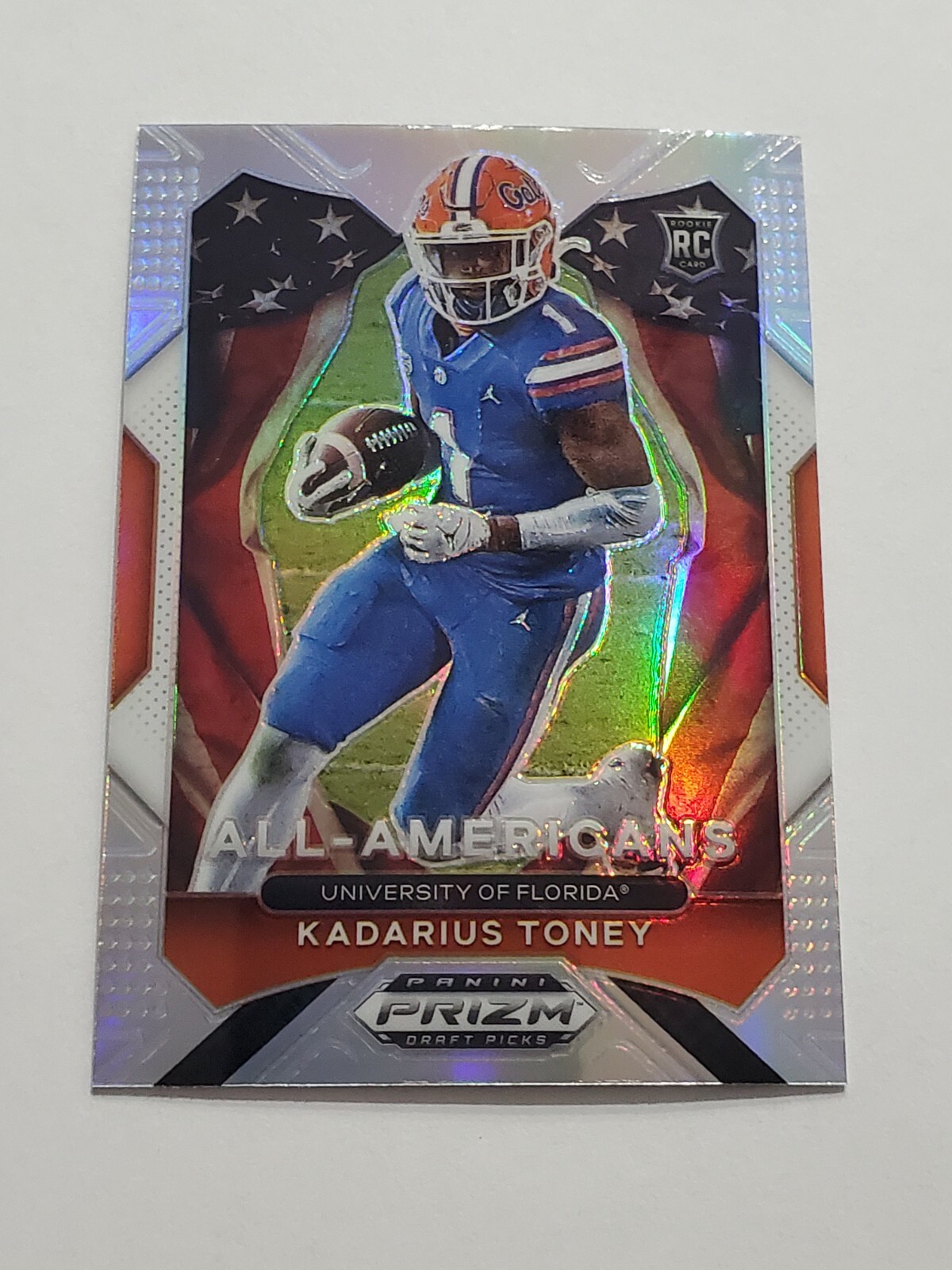 2021 Prizm Draft Kadarius Toney Silver All Americans New York Giants
