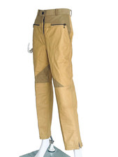 Vintage C1980s 100 Genuine Leather, Yellow Gold Pants Slacks, NEVER WORN, 8