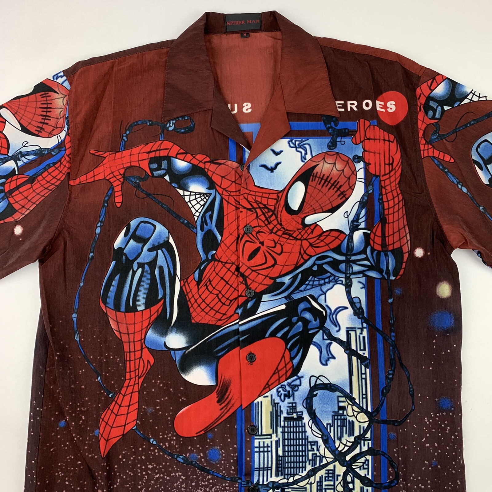spider man hawaiian shirt