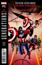 GENERATIONS Sam Wilson CAPTAIN AMERICA & Steve Rogers CAPTAIN AMERICA #1 MARVEL