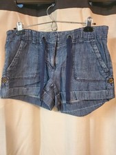 ANN TAYLOR LOFT LADIES SIZE 0 SHORTS DENIM BLUE