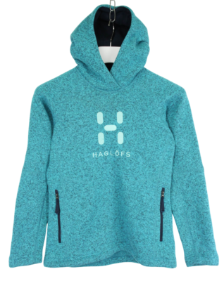 HAGLOFS Swook Hoodie Women's XS Pullover Hooded Pockets Melange | eBay
