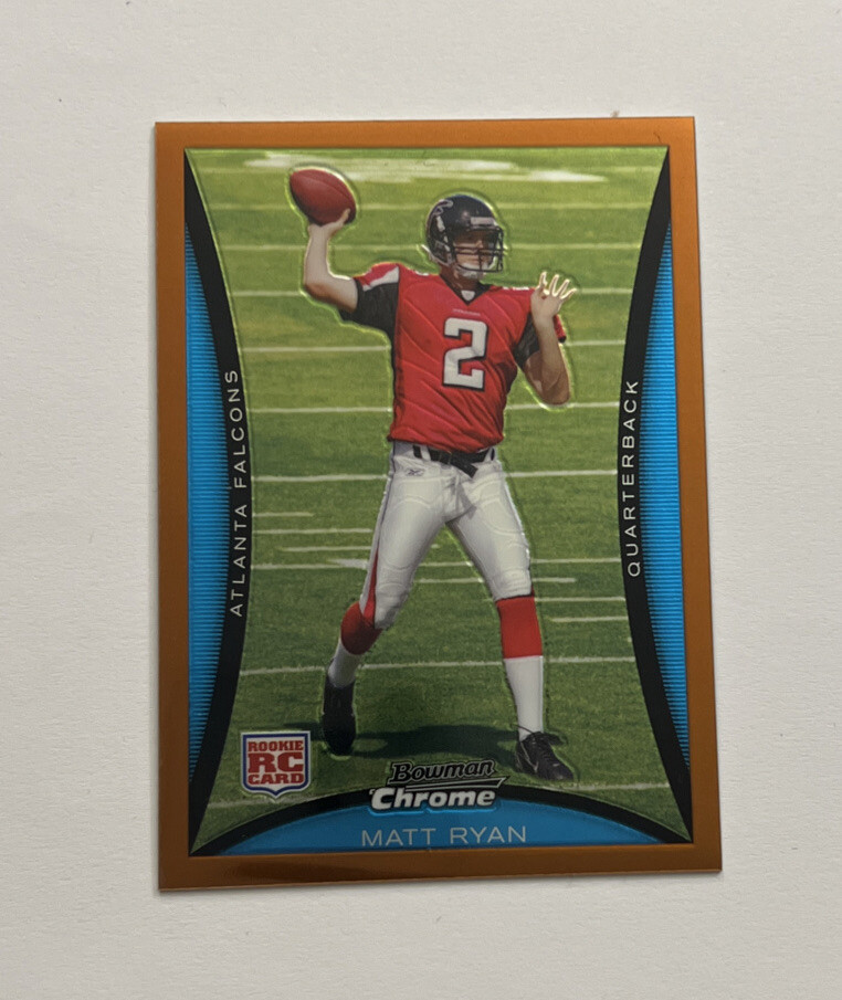 2008 Bowman Chrome Matt Ryan Bronze Refractor Rookie RC #297/329 Falcons
