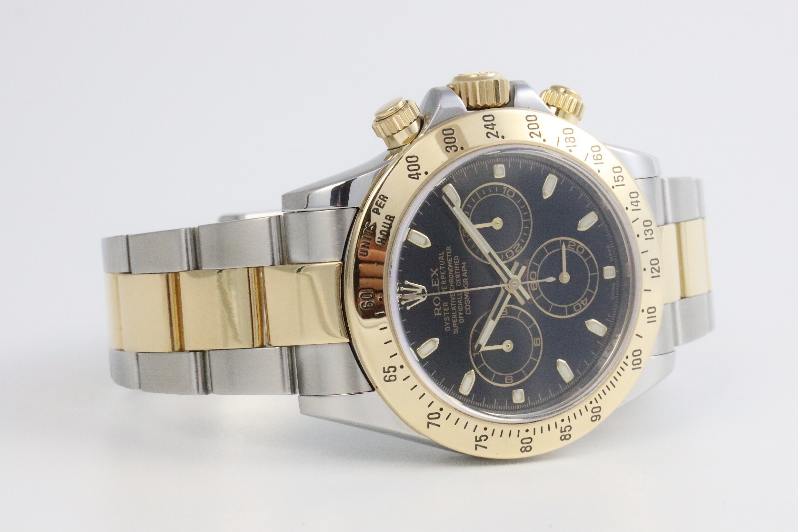 Bild 2 - Rolex Daytona Cosmograph 116523 40mm Stahl/Gold 2009 Black Dial Dif AVS18032 X