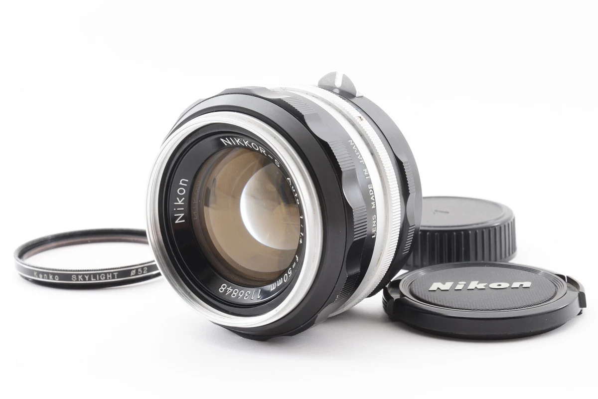 ★美品　Nikon F Nikkor 50㎜　f/1.4 52㎜フィルター付き Amazon.co.jp: Nikon MFレンズ Ai 50mm F1.4 : Electronics