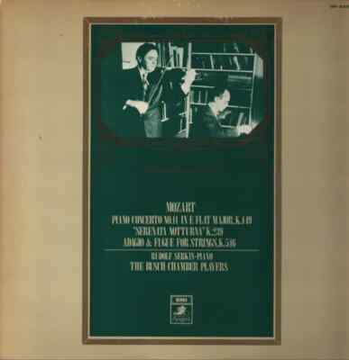 LP Mozart Piano Concerto No. 14 in E Flat Major a.o. JAPAN NEAR MINT Angel