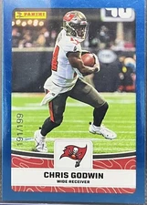 2023 Chris Godwin Panini Sticker and Card Collection #8 Blue Parallell /199🏈