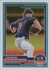 2023 Panini Stars & Stripes #63 Ryan Bruno USA Baseball Collegiate National Team
