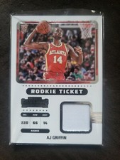 A . J . Green 2022-23 Panini Contenders Rookie Ticket Swatch Patch Atlanta 