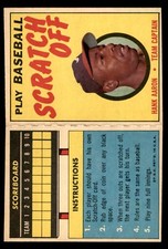 1971 Topps Scratch-Offs Baseball #1 Hank Aaron EX/MT