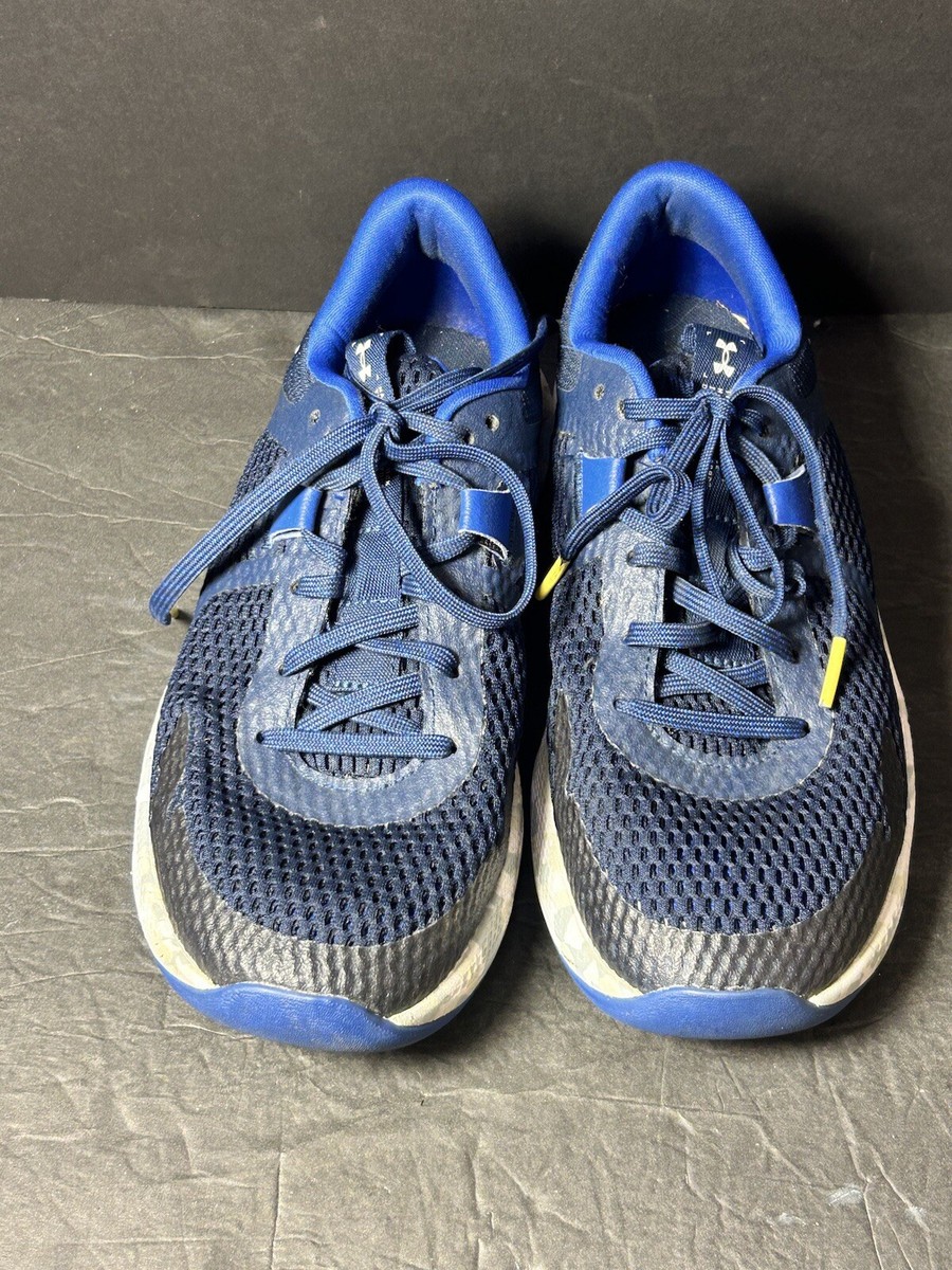 Under Armour Project Rock BSR 2 Mens Shoes 7.5 Blue Crossfit