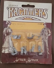 Ragtimers HO Scale Metal Figure Unpainted LYTLER AND LYTLER 1978 