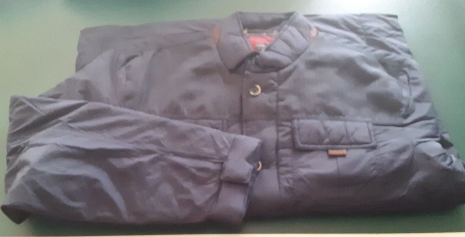 NEW UNTUCKit Lightweight Navy Blue Nylon Jacket Coat XL - RODIER - Image 3 of 4