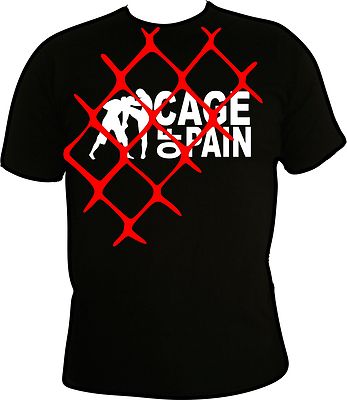 Fight T-Shirt Cage of Paine Muay Thai MMA Kickboxen Boxen mycultshirt s m l xl x