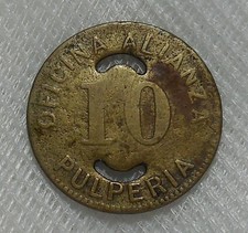 OFICINA ALIANZA PULPERIA 10 CENTAVOS TOKEN CHILE