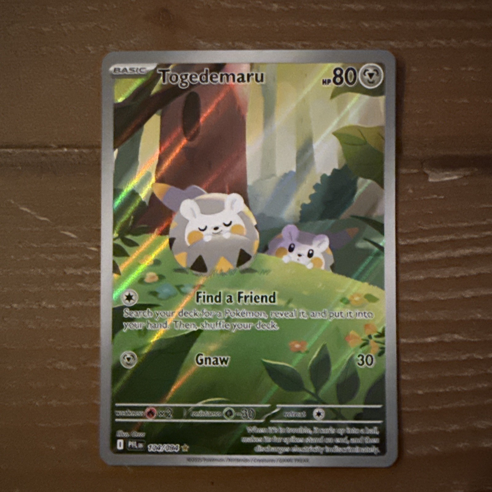 Togedemaru 104/094 Phantasmal Flames Pokemon Card