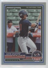 2023 Panini USA Baseball Stars & Stripes Silver Prizm Gavin Grahovac #50 0s07