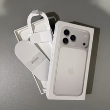 Apple iPhone 17 Pro Max Silver 256GB Model A3257   Original Empty Box Only