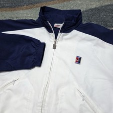 Vintage Nike Court Track Top Jacket Women s White Size S