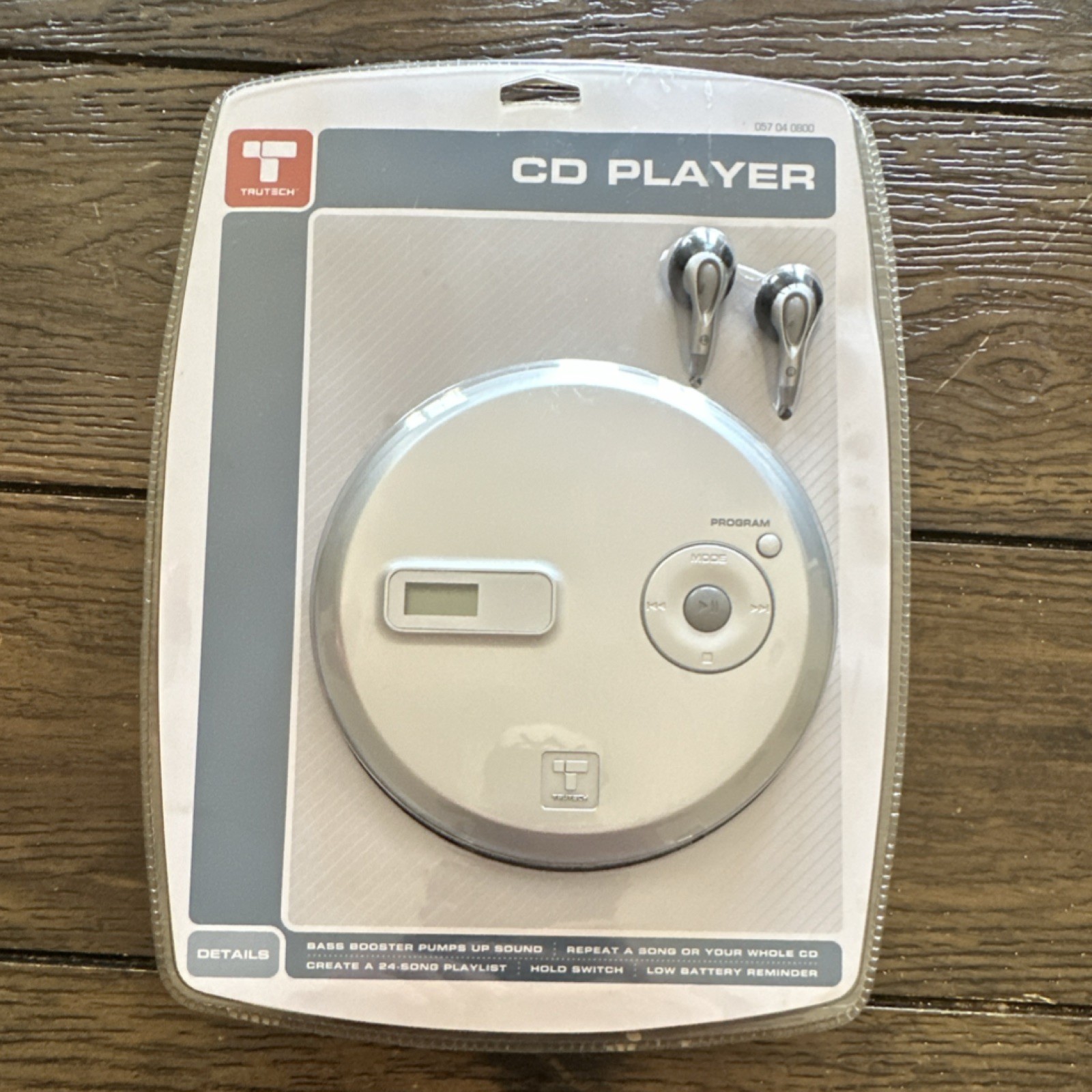 Silver Bass Booster Playlist Model 057 04 0800 New