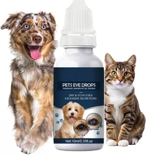 Eye Drops for Pets Bacterial,Viral and Fungal & Infections Dog Cat Treatment USA