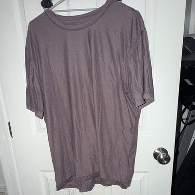 Old Navy Active Men's XL Purple Polyester Short Sleeve Crew Neck Quick Dry Tee