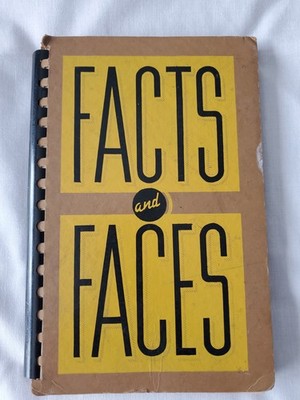 FACTS and FACES Book Huron Press for Planners & Users of Modern Printing Vintage