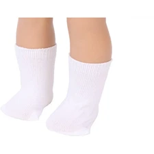 18" Doll White color Socks 18" Doll Clothes for American Girl Dolls