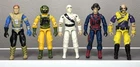 Lot of 5 Vintage GI Joe Action Figures - Airtight, Storm Shadow, Scrap Iron