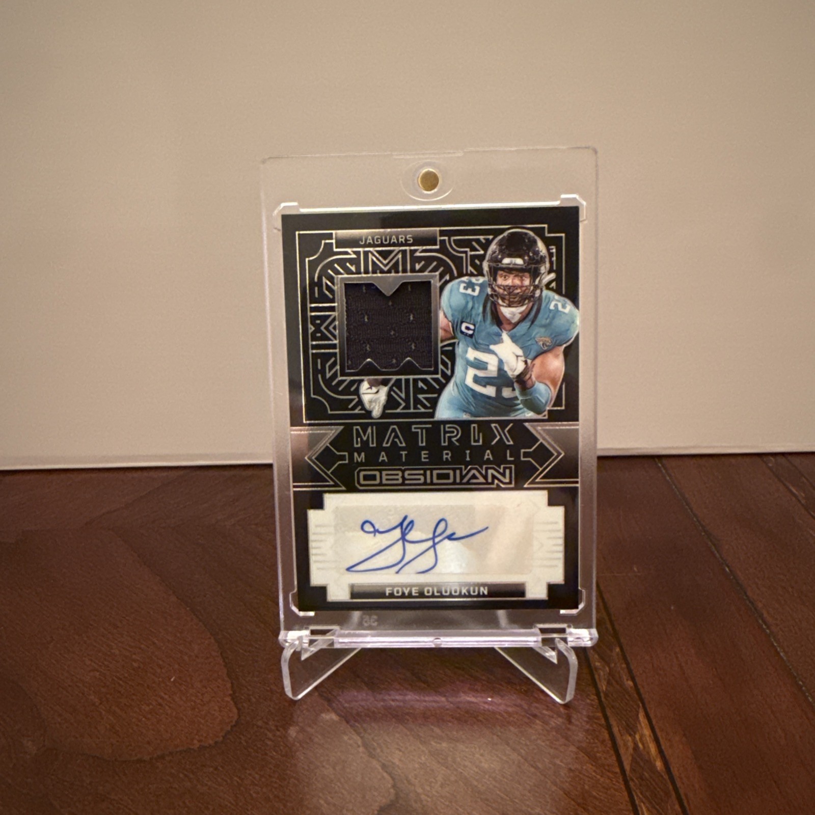 2024 Panini Obsidian Foye Oluokun Matrix Material Autograph SN:050/299 #MMA-FON