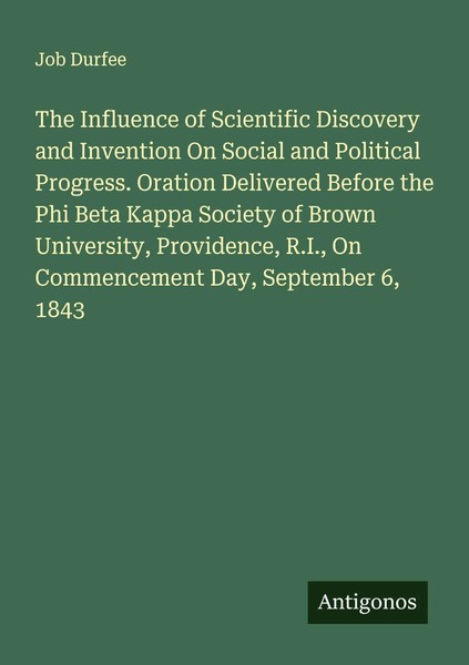 Job Durfee | The Influence Of Scientific Discovery And Invention On Social...-image